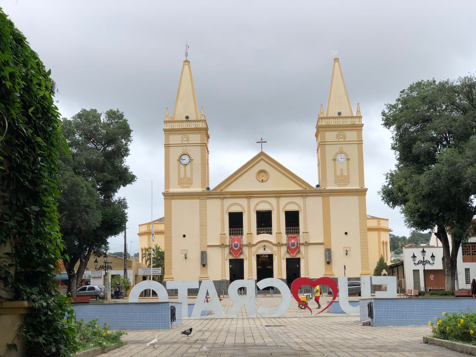 Praça da Sé, no centro do Crato